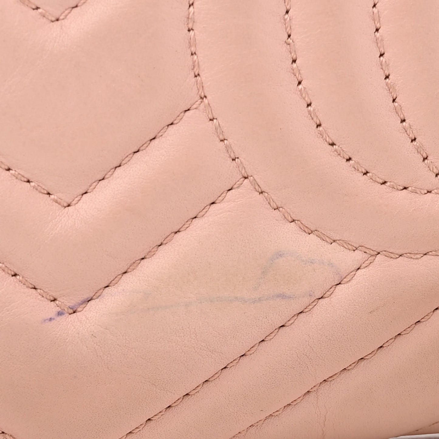 Calfskin Matelasse Mini GG Marmont Chain Bag Perfect Pink
