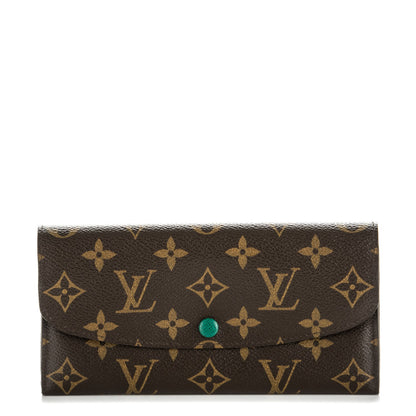 Louis Vuitton Monogram Emilie Wallet Vert 1 of 7