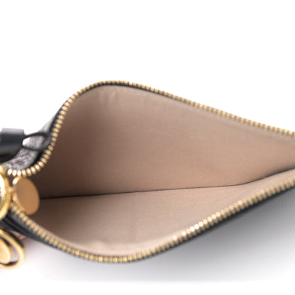 Chloe Calfskin Alphabet Long Zipped Wallet Black 4 of 4