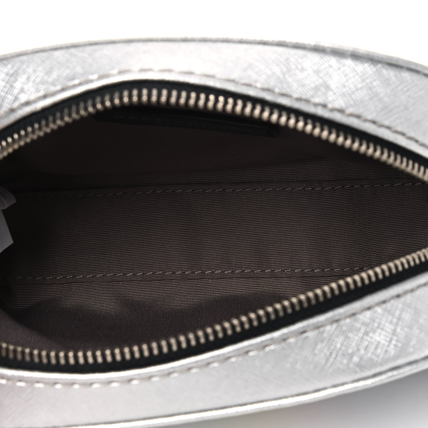 Marc Jacobs Metallic Saffiano Playback Boxed Dome Crossbody Bag Silver 4 of 4