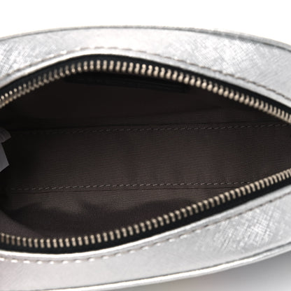 Marc Jacobs Metallic Saffiano Playback Boxed Dome Crossbody Bag Silver 4 of 4