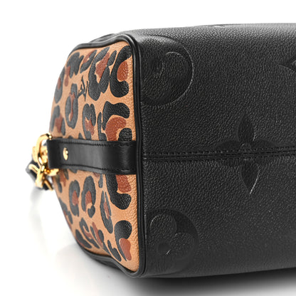 Louis Vuitton Empreinte Monogram Giant Wild At Heart Speedy Bandouliere 25 Black 7 of 8