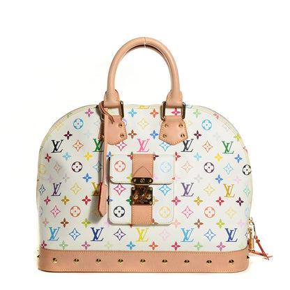 Louis Vuitton Monogram Multicolor Alma GM White 1 of 7