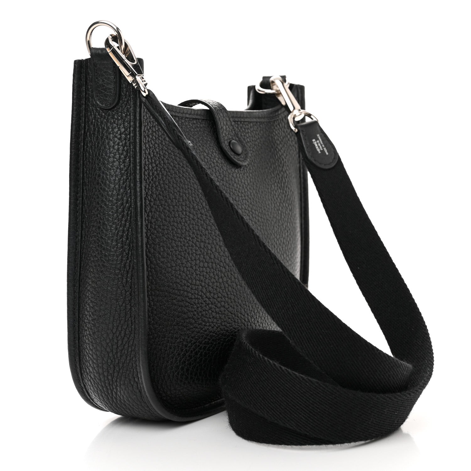 Hermes Taurillon Clemence Evelyne TPM Black 3 of 12