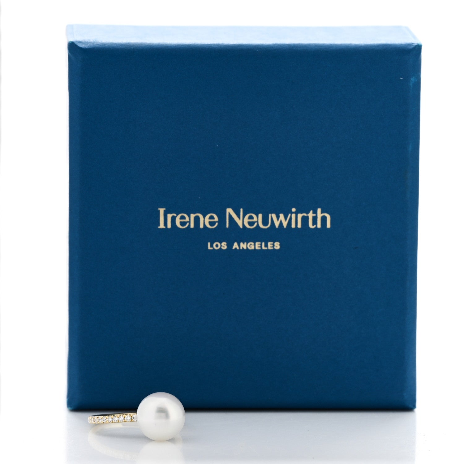 Irene Neuwirth 18K Yellow Gold Diamond South Sea Cultured Pearl 10mm Gumball Ring 54 7 7 of 7