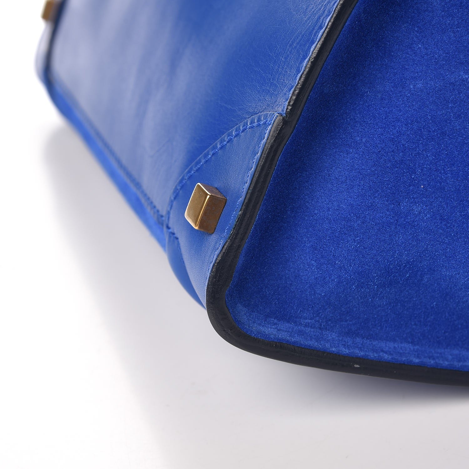 Celine Smooth Calfskin Suede Mini Luggage Royal Blue 15 of 15