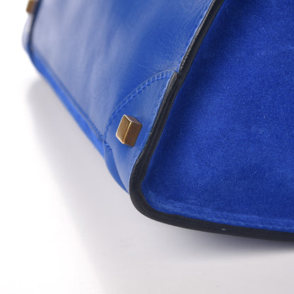 Celine Smooth Calfskin Suede Mini Luggage Royal Blue 15 of 15