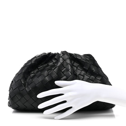 Bottega Veneta Nappa Intrecciato Teen Pouch Black 2 of 7