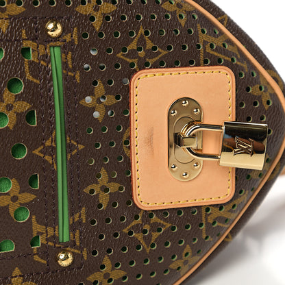 Louis Vuitton Monogram Perforated Speedy 30 Green 8 of 9