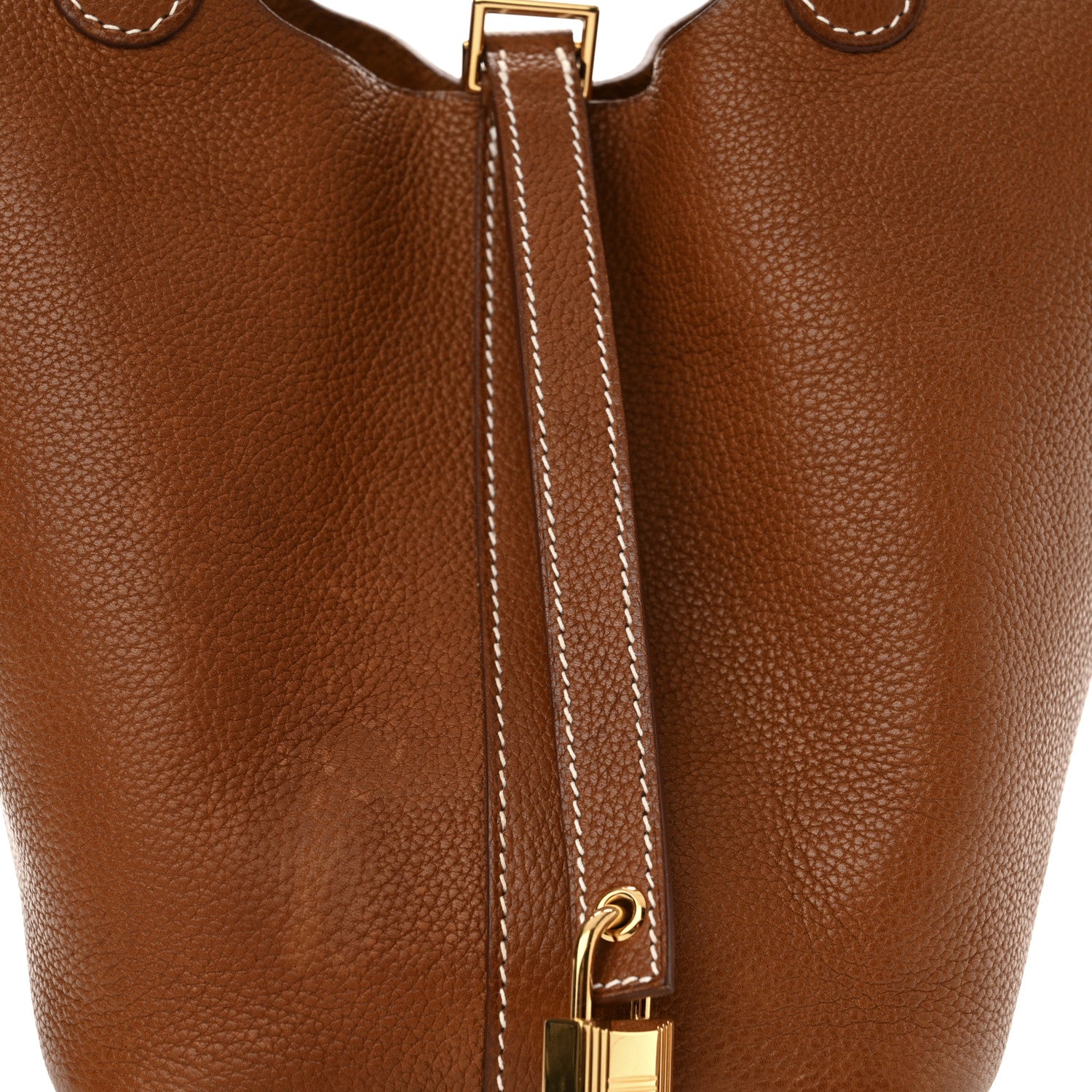 Hermes Barenia Faubourg Picotin Lock 18 PM Fauve 7 of 12