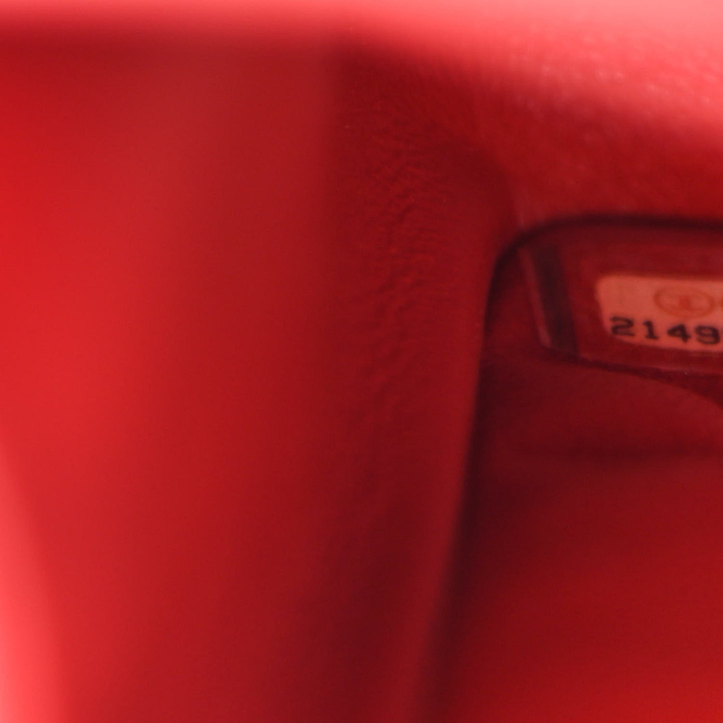 Caviar Quilted Jumbo Double Flap Red