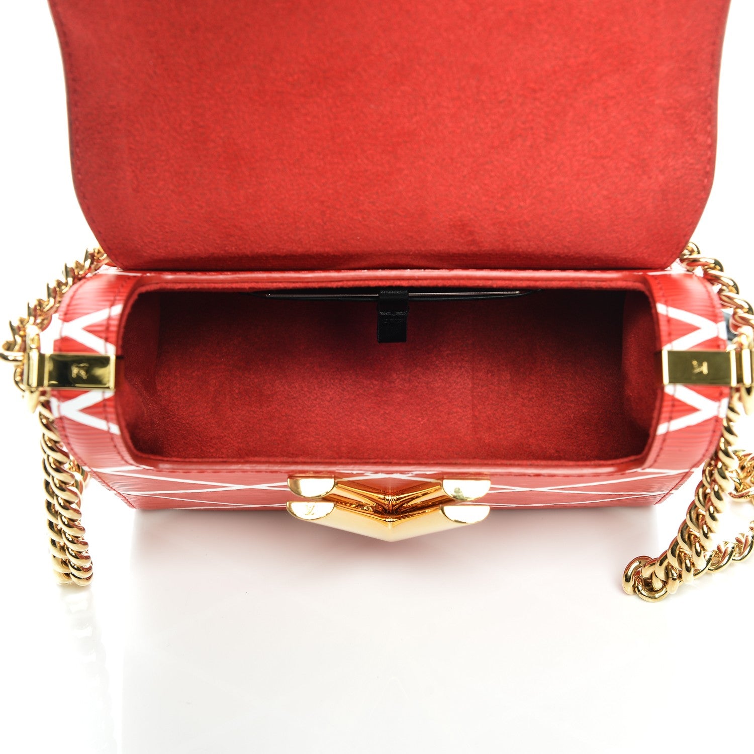 Louis Vuitton Epi Malletage Twist Shoulder Bag PM Rouge 5 of 7