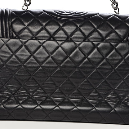 Chanel Lambskin Quilted Large Antik Boy Flap Black 12 of 15