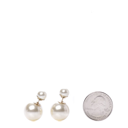 Christian Dior Pearl Mise En Dior Tribal Earrings 2 of 4