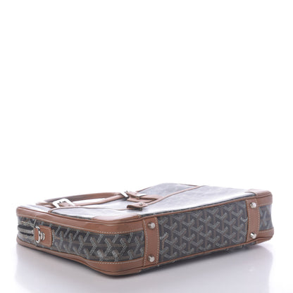 Goyard Goyardine Ambassade PM Briefcase Black Gold 4 of 9