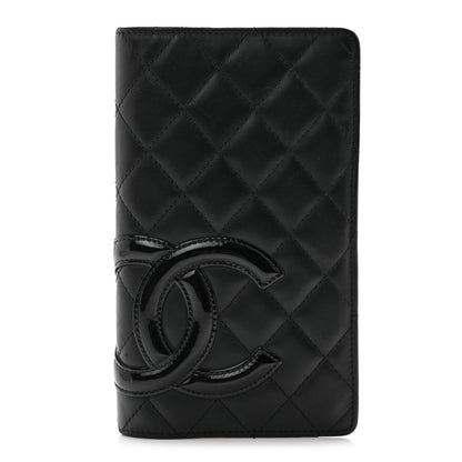 Chanel Calfskin Quilted Cambon Yen Wallet Black 1 of 11