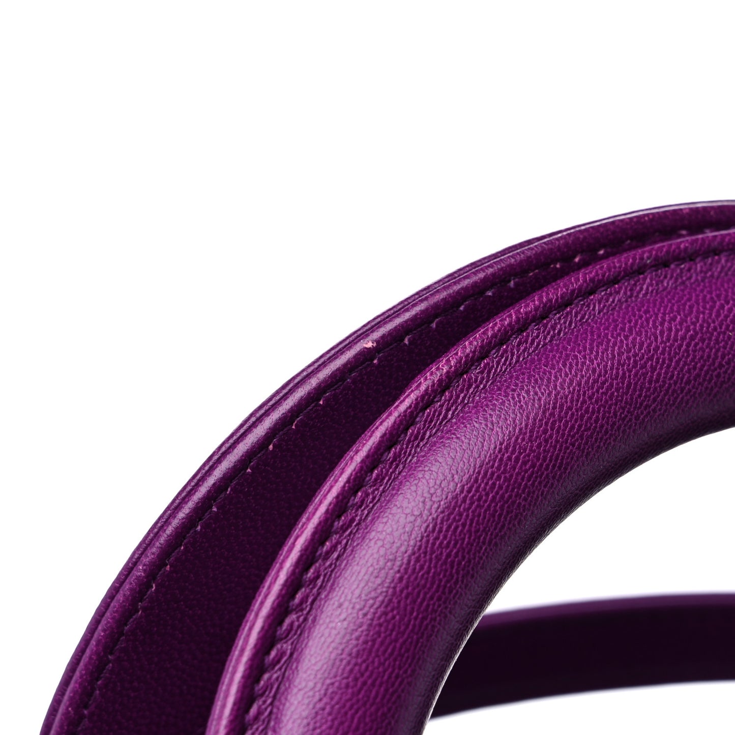 Lambskin Cannage Medium Lady Dior Purple
