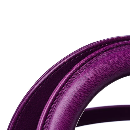Christian Dior Lambskin Cannage Medium Lady Dior Purple 10 of 10