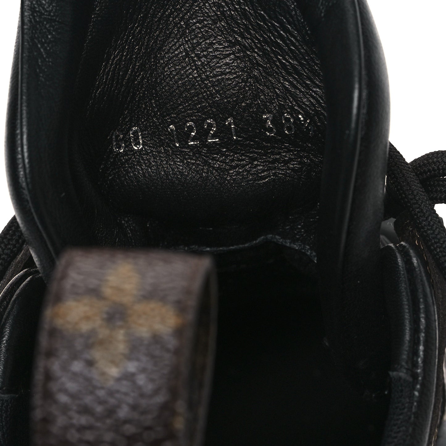 Calfskin Patent Monogram LV Archlight Sneakers 38.5 Black