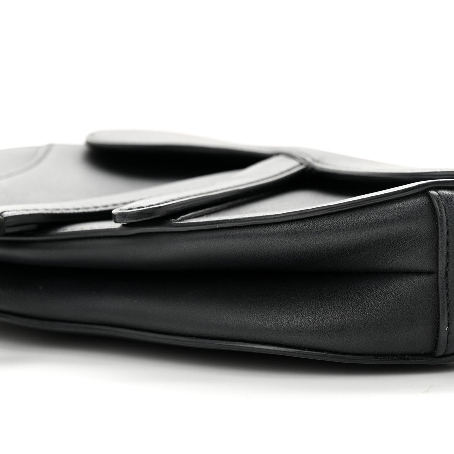 Christian Dior Ultra Matte Calfskin Mini Saddle Bag Black 9 of 9