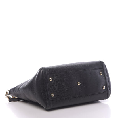 Gucci Pebbled Calfskin Small Soho Top Handle Bag Black 4 of 22
