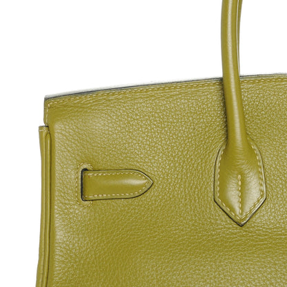 Hermes Taurillon Clemence BIRKIN 35 Vert Chartreuse 9 of 29