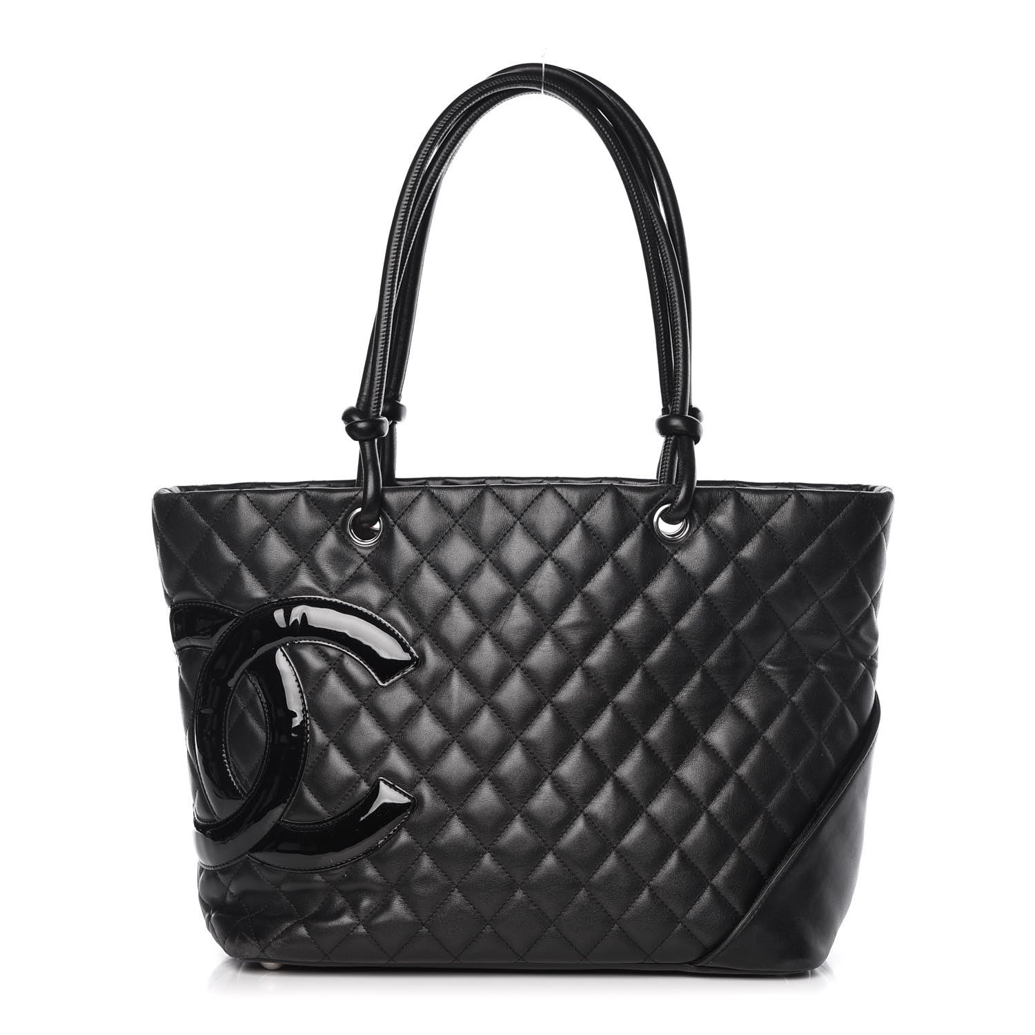 Chanel Calfskin Quilted Large Cambon Tote Black 1 of 20