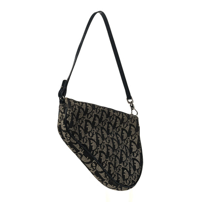 Christian Dior Monogram Mini Saddle Pochette Black 3 of 6