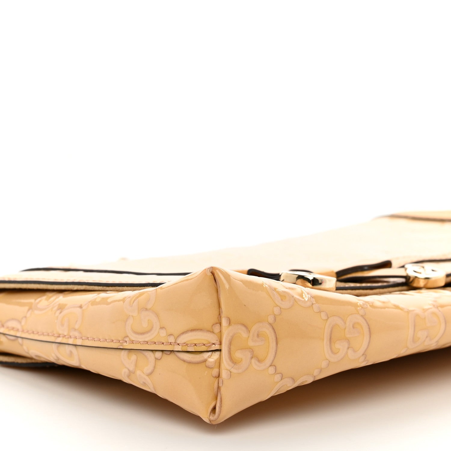 Gucci Patent Guccissima Mini Mayfair Bag Beige 9 of 19