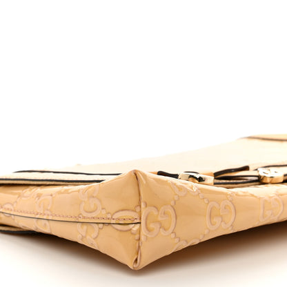 Gucci Patent Guccissima Mini Mayfair Bag Beige 9 of 19