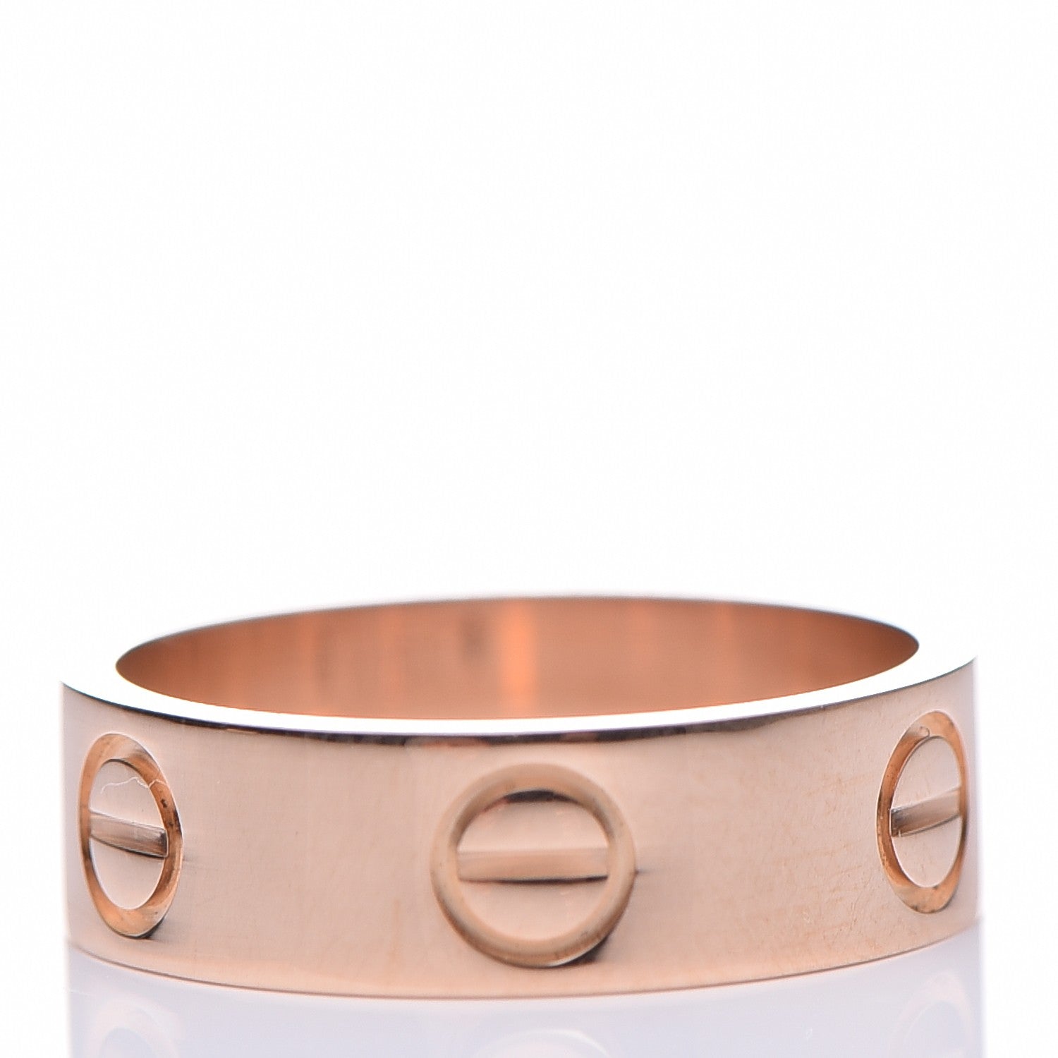 Cartier 18K Pink Gold 5.5mm LOVE Ring 50 5.25 3 of 6