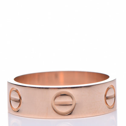 Cartier 18K Pink Gold 5.5mm LOVE Ring 50 5.25 3 of 6
