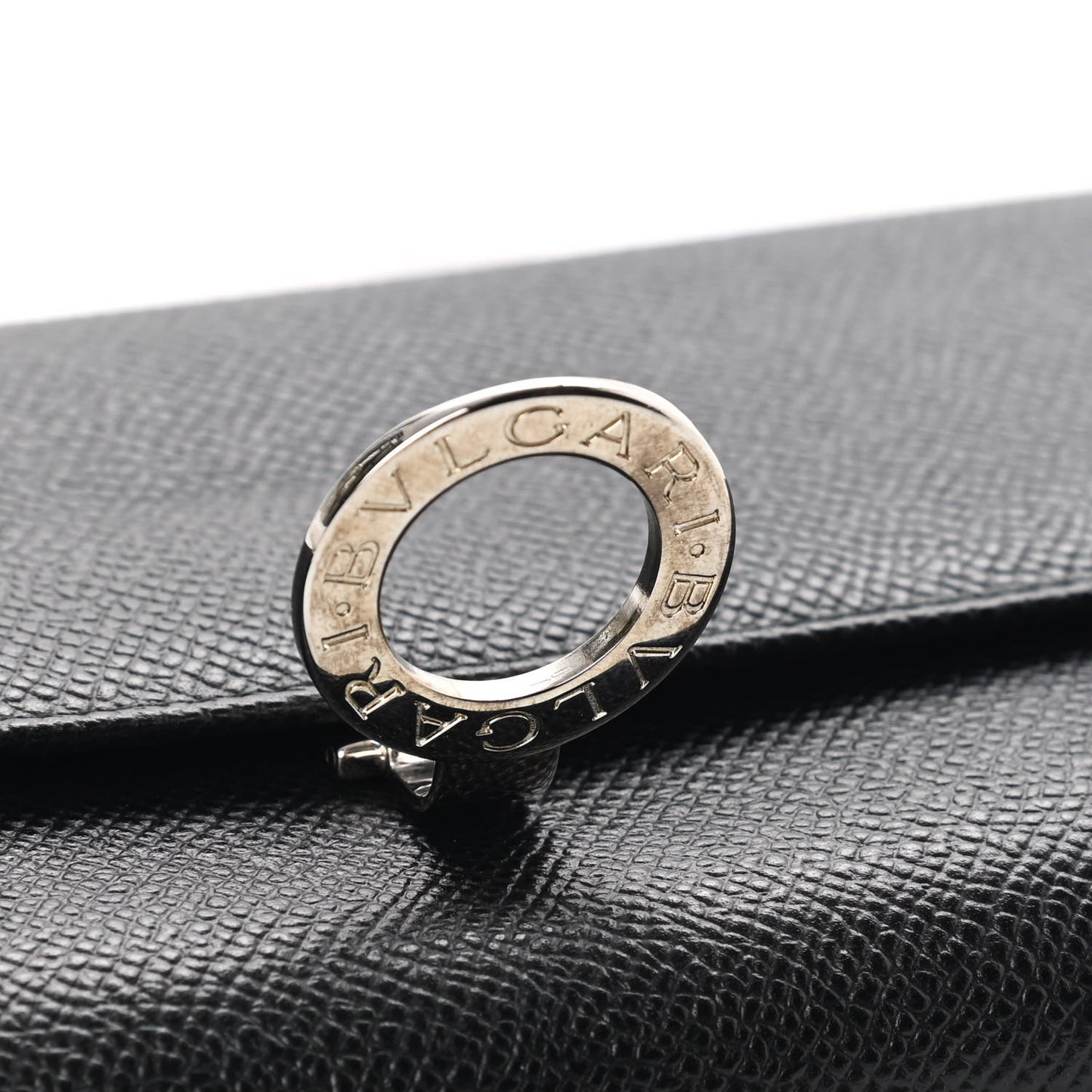 Grain Calfskin Wallet Black
