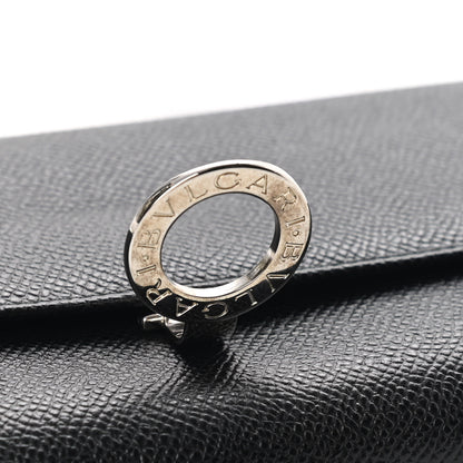 Bulgari Grain Calfskin Wallet Black 11 of 12