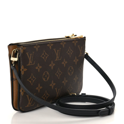 Louis Vuitton Reverse Monogram Giant Double Zip Pochette 3 of 11
