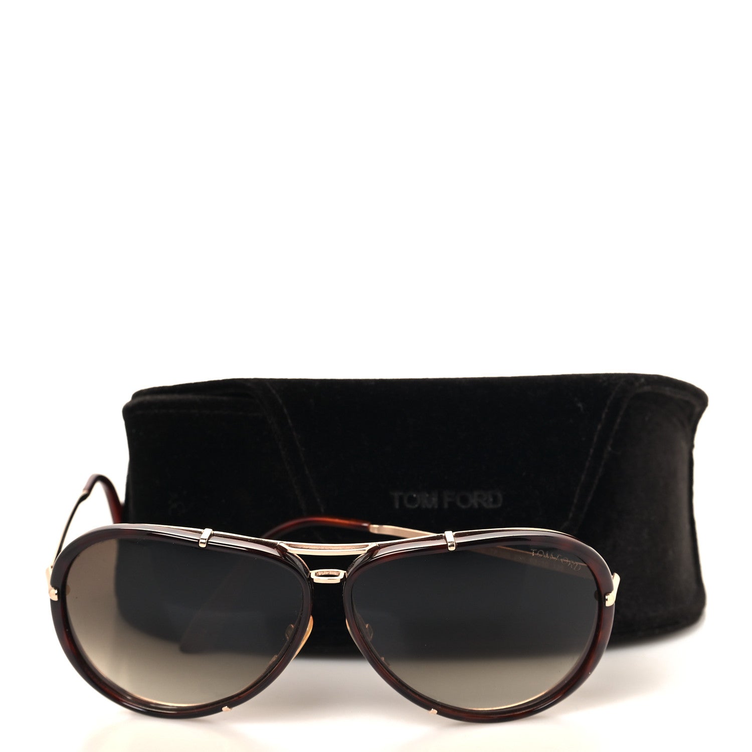 Tom Ford Cyrille Sunglasses TF 109 Tortoise 8 of 8