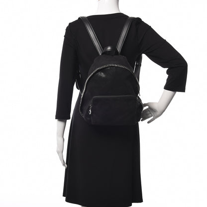 Stella McCartney Shaggy Deer Small Falabella Backpack Black 2 of 9