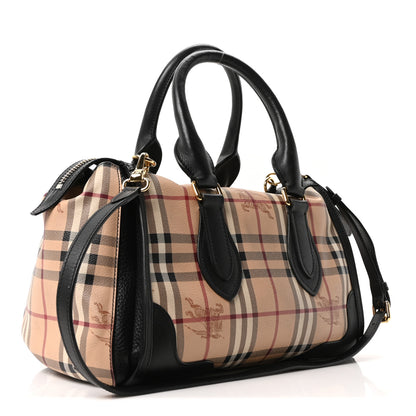 Burberry Haymarket Check Small Gladstone Black 3 of 11