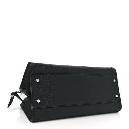 The Row Grained Calfskin Margaux Shoulder 12 Black 4 of 10