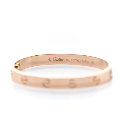 Cartier 18K Pink Gold LOVE Bracelet 15 4 of 6