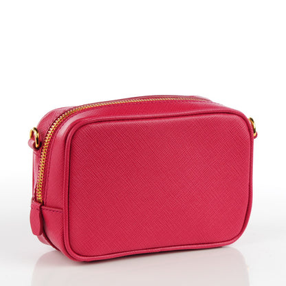 Prada Saffiano Mini Camera Crossbody Peonia 3 of 8