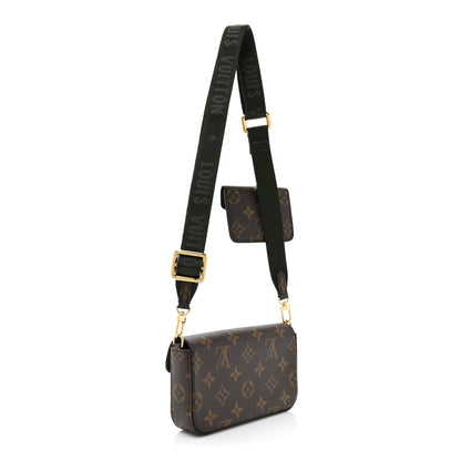 Louis Vuitton Monogram Felicie Strap & Go Kaki 3 of 12