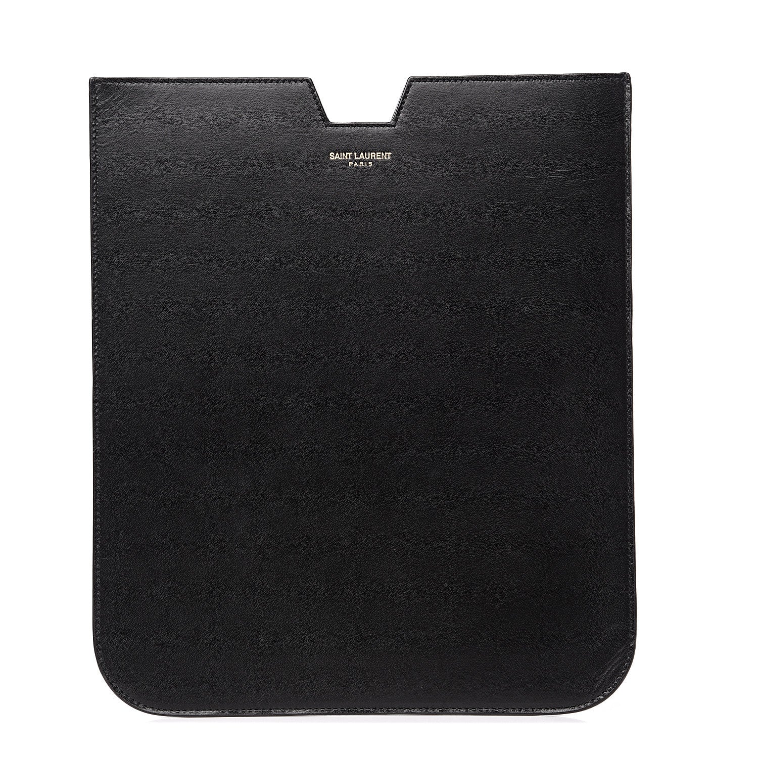 Saint Laurent Calfskin iPad Case Black 1 of 7