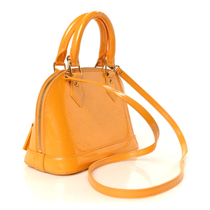 Louis Vuitton Vernis Alma BB Jaune Passion 3 of 12