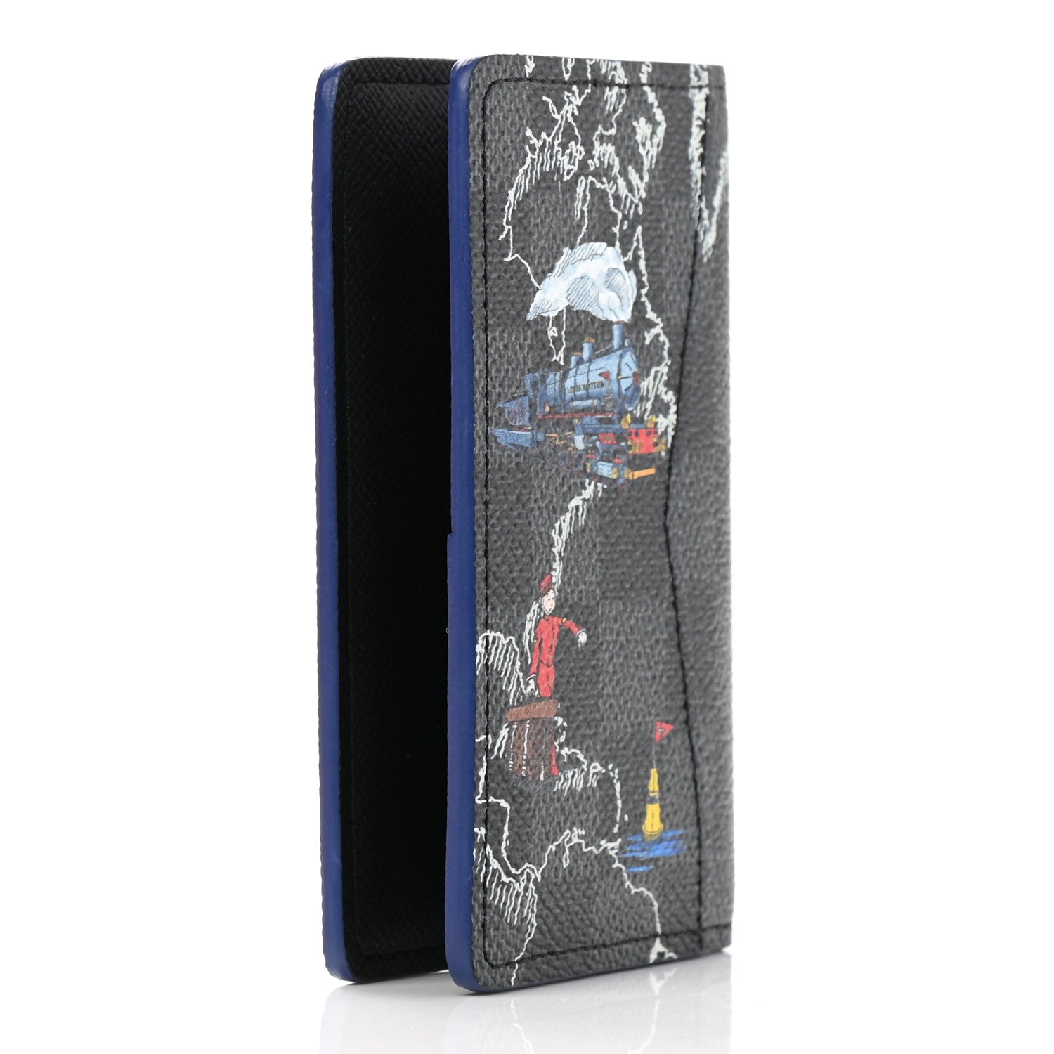 Louis Vuitton Damier Graphite World Map Pocket Organizer NM 3 of 8