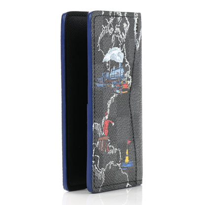 Louis Vuitton Damier Graphite World Map Pocket Organizer NM 3 of 8