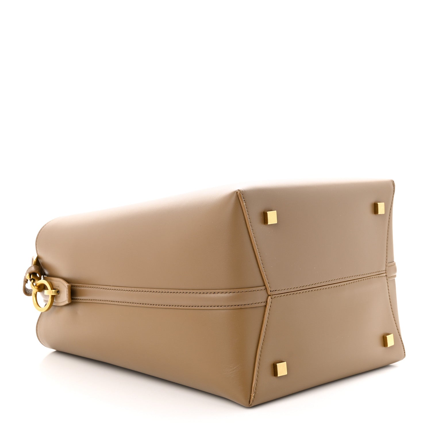 Saint Laurent Shiny Calfskin Le 37 Bucket Bag Dark Cork 5 of 12