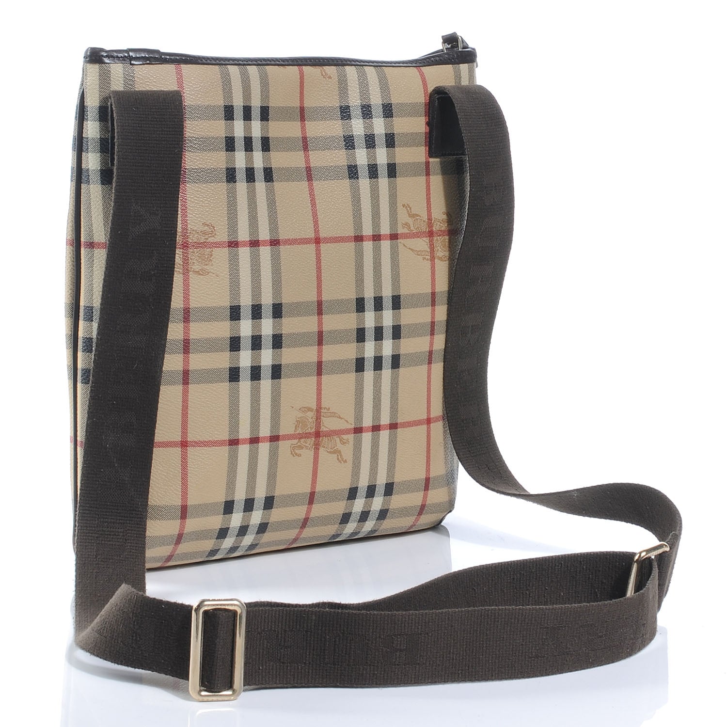 Burberry Haymarket Check Cross Body Bag 3 of 8