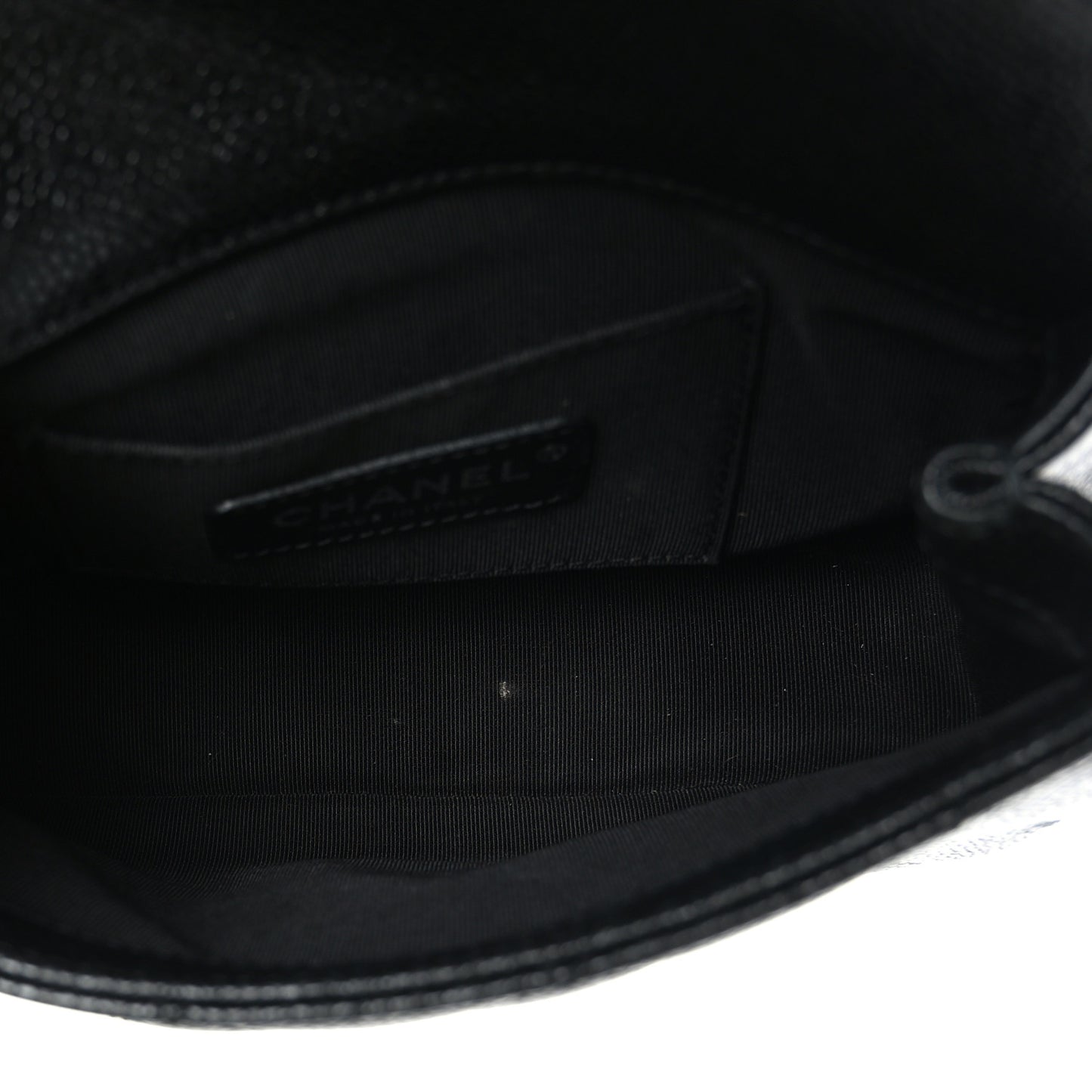 Caviar Quilted Incognito Mini Square Flap Black