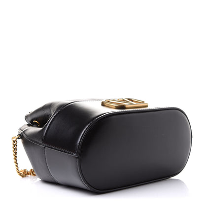 Valentino Garavani Nappa Mini VLogo Signature Chain Bucket Bag Black 4 of 10
